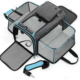 猫包外出包便携可折叠小型狗包猫咪户外旅行车载可扩展宠物手提包