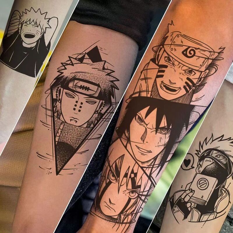Naruto Series Classic Anime Pattern Herbal Juice Tattoo Stickers Are Waterproof, Rub-Resistant and Long-Lasting Naruto Series Classic Anime Pattern Herbal Juice Tattoo Stickers Are Waterproof, Rub-Resistant and Long-Lasting