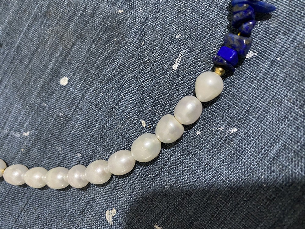 32g Weight Bracelets, Necklace Classification 2 PCS/Package Quantity Holiday, Daily Occasion Beaded, Freshwater Pearl, Titanium Steel Material Geometric Pattern Women's Gender Casual, Simple Style Style 2 PCS/Package Beaded Freshwater Pearl Titanium Steel Freshwater Pearl Jewelry Sets 40