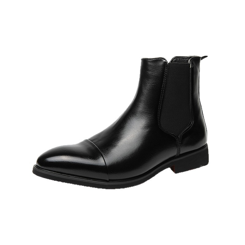 Herren High Top Martin Boots Mit Dicker Sohle Retro Biker_voghion.com
