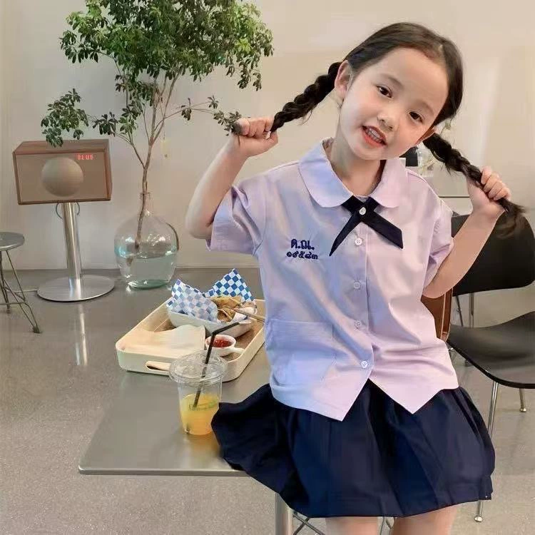 Тайский стиль преппи, летняя форма выпускного класса для учащихся начальной школы, форма для детского сада, тайская школьная форма для девочек, костюм с юбкой JK в западном стиле