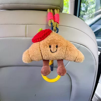 Car tissue box/set: Tissue Bag Car Armrest Box - croissant-hook-red-hat-single-pack