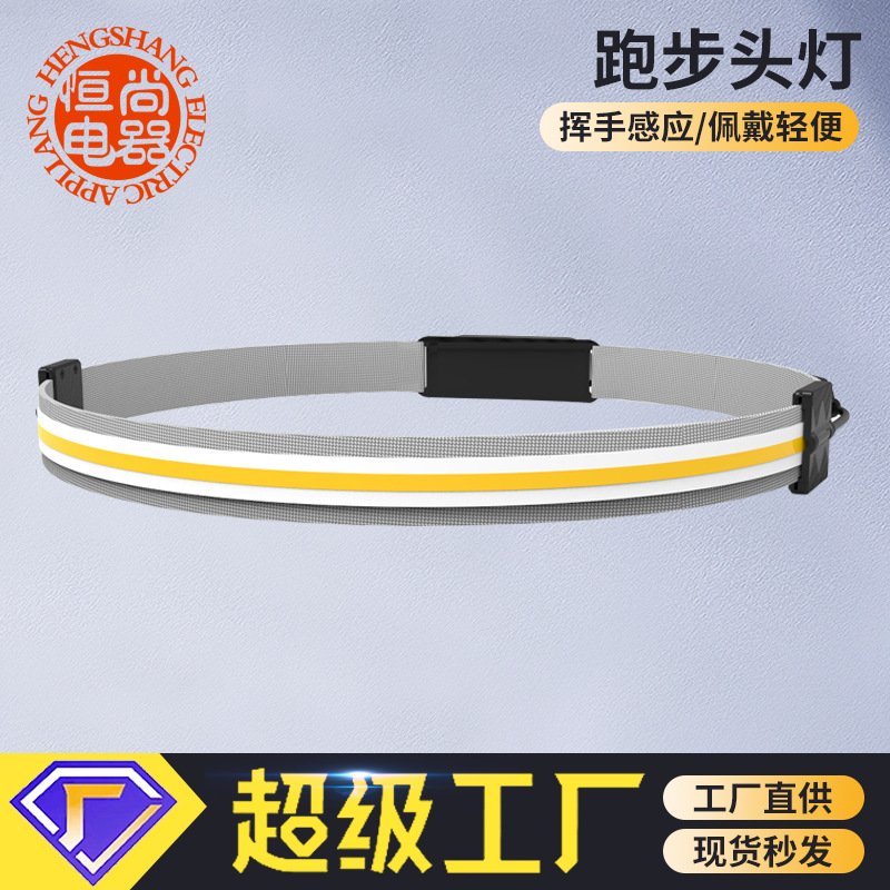 Faro transfronterizo de carga de inducción fuerte luz súper brillante luz de pesca nocturna impermeable al aire libre ligero linterna montada en la cabeza al por mayor