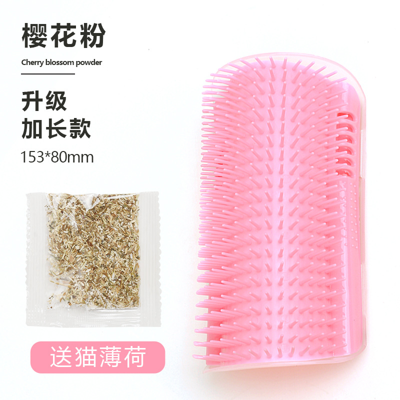 Venta caliente, dispositivo de picazón para gatos, artefacto de piel para frotar en la esquina, tablero de agarre para gatos, sin migajas, cosquillas en la cara, juguete para gatos