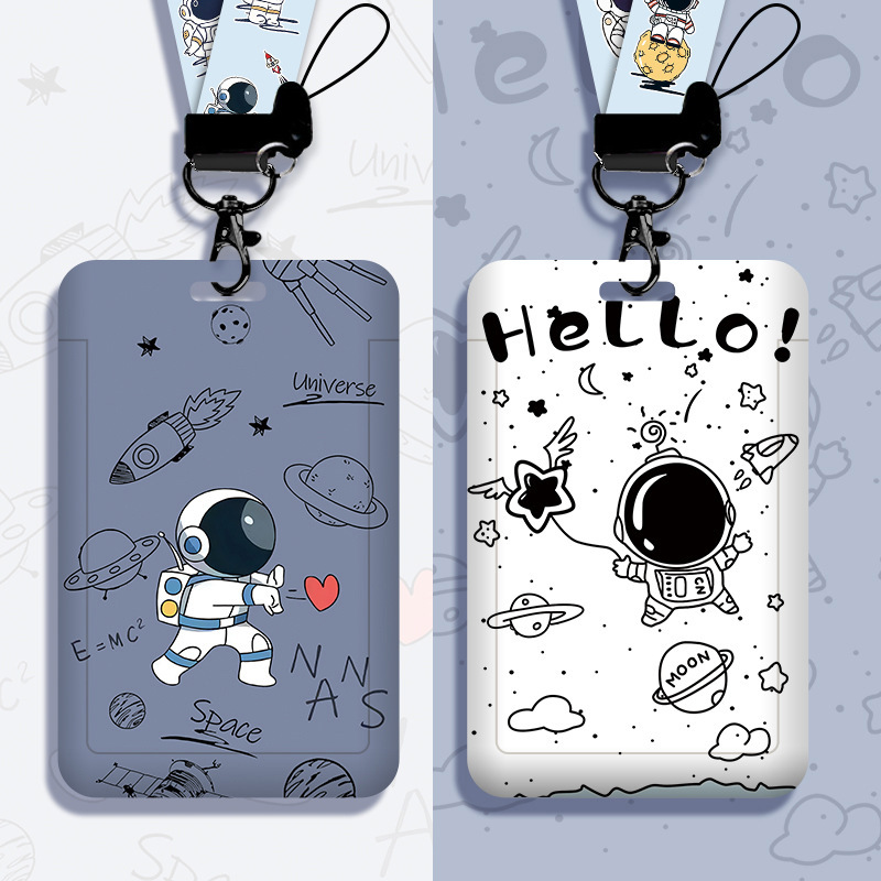 Cartoon Student Campus Card Holder Hanging Neck Rope Id Holder Bus Subway Work Permit Meal Card Name Tag Protective Cover Wholesale Cartoon Student Campus Card Holder Hanging Neck Rope Id Holder Bus Subway Work Permit Meal Card Name Tag Protective Cover Wholesale
