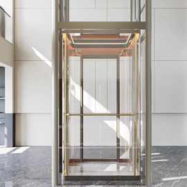家用电梯室内升降机 家用小型无底坑液压曳引家庭升降梯别墅电梯