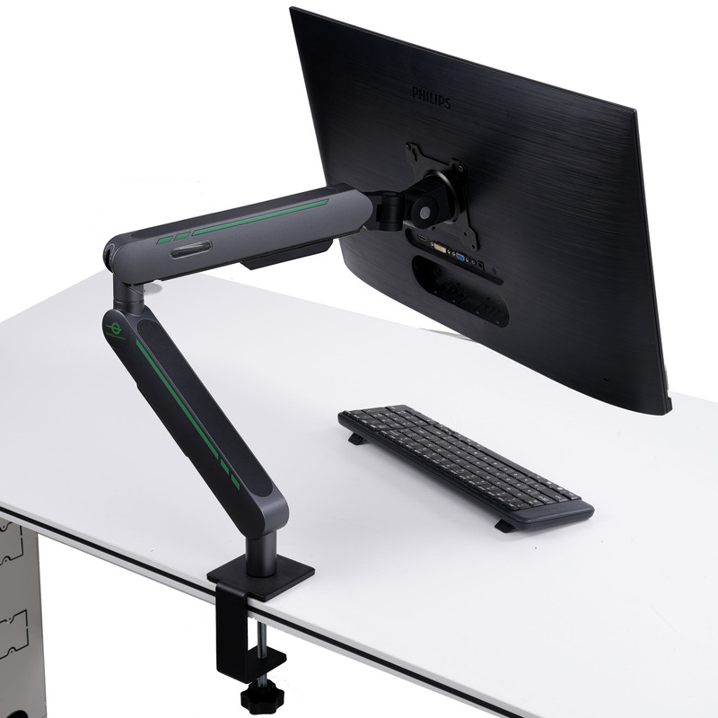 Cross-Border In-Stock Desktop Clamp-On Movable Multi-Application Freely Rotating Single-Screen Monitor Stand Computer Stand