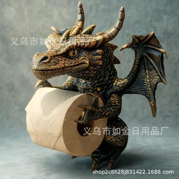 越境新商品 ファンタジードラゴン ティッシュロールディスペンサー ファンタジードラゴン ティッシュロール|undefined