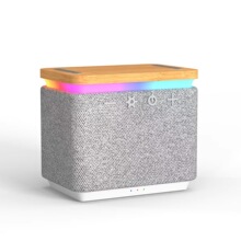 2025新款上市竹子无线充蓝牙RGB灯光音小音箱