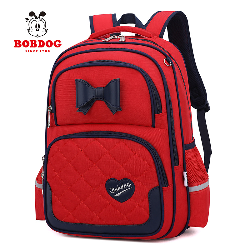 Babdou DE LOS NIÑOS mochila de Grado uno a grado tres y seis niñas de la escuela primaria femenina ultra-ligero protección de la columna vertebral reducción de carga mochila chica