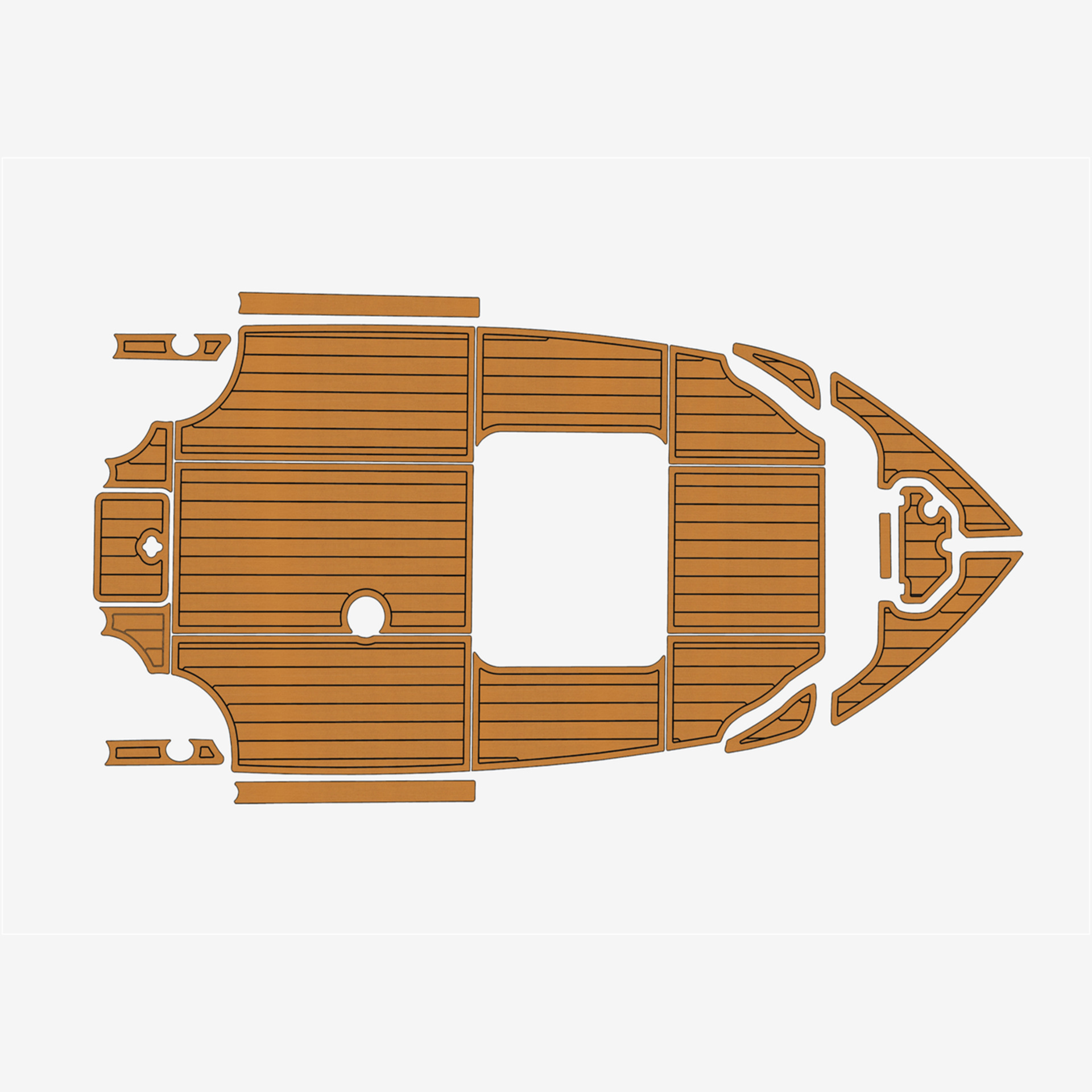 Key West 17 Faux EVA teak Marine Floor