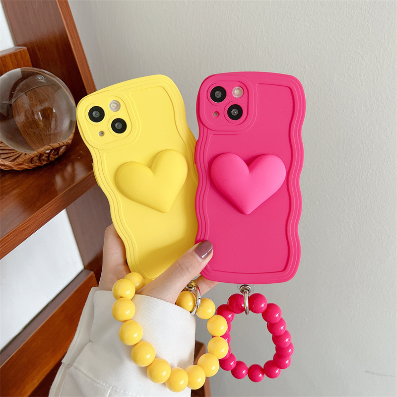 Fashion Heart Shape Tpu   Phone Accessories display picture 1