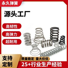 汽车配件压缩弹簧防撞减震工业压簧圆柱压力小弹簧厂家