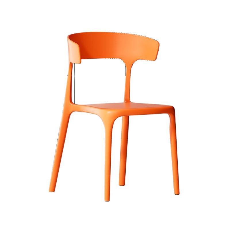 Sillas de plástico sillas de comedor de lujo sillas de mesa de estudio Macaron nuevo silla de corno silla de plástico para adultos