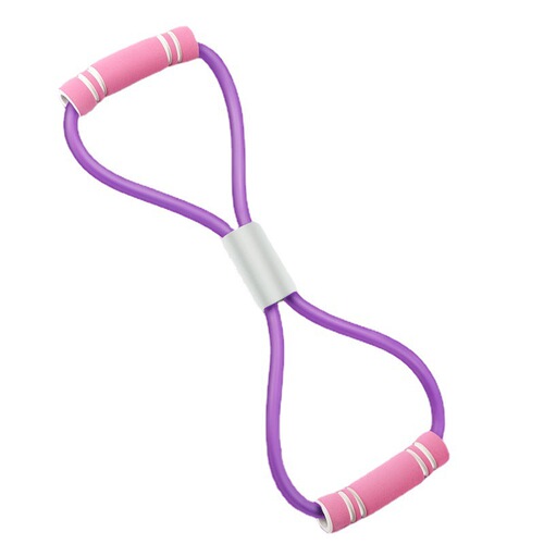 Eight-character resistance band yoga shoulder and back shaping beauty leg 8-character resistance band fitness home use female multi-functional elastic resistance rope