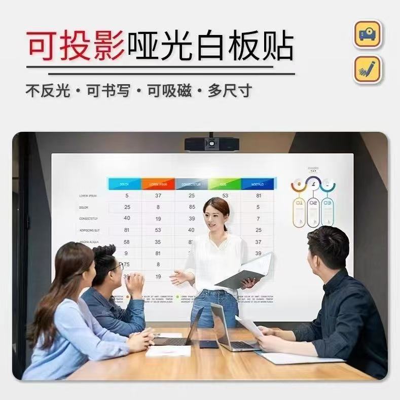 二層磁気ソフトホワイトボードマットボード投影可能なトレーニングホームスクールユニバーサル厚みのある磁気消去可能なホワイトボード|undefined