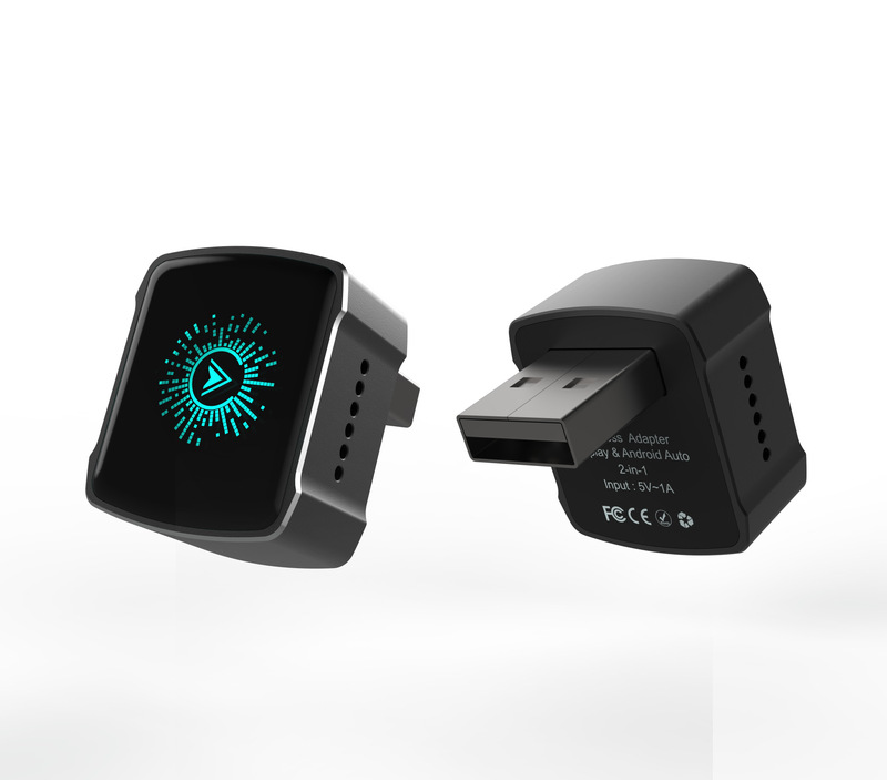 新しい水平プラグイン有線からワイヤレス carplay ボックスアダプターモジュール aibox 車の相互接続|undefined