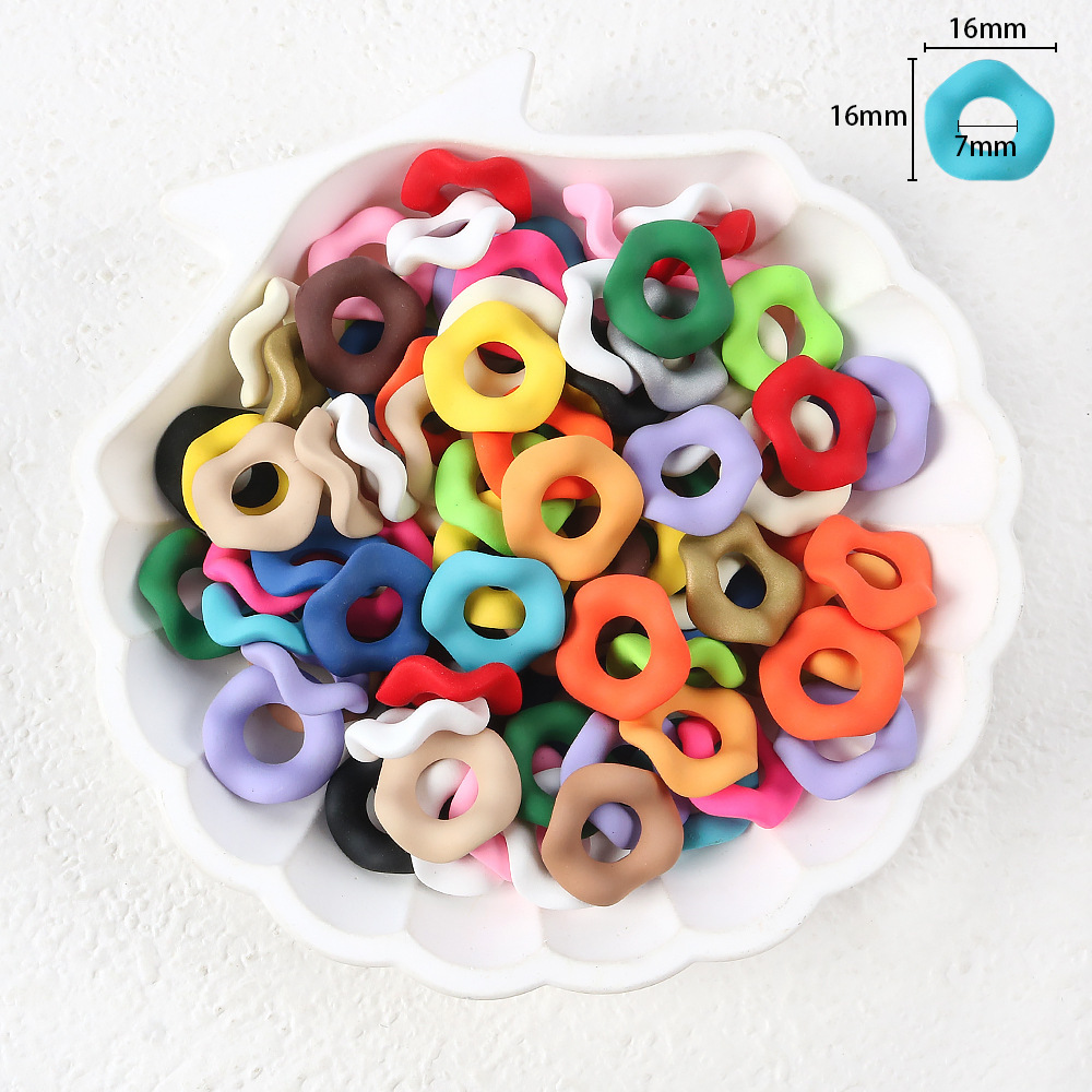 05# Frosted Wave Stacked Beads