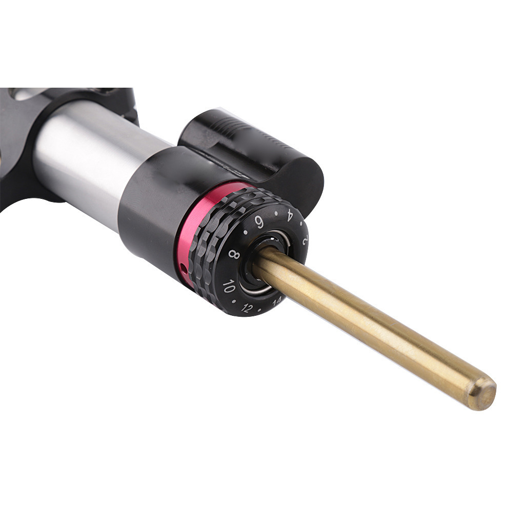 Nuevo amortiguador de dirección de la motocicleta modificación universal regla de titanio manillar mango de dirección estabilizador accesorios de modificación transfronteriza