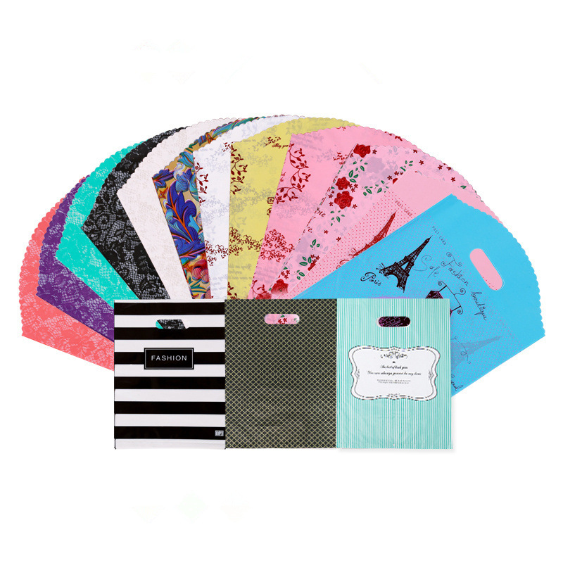 小号塑料礼品包装袋男女儿童服装衣服店手提袋子塑料胶袋方便