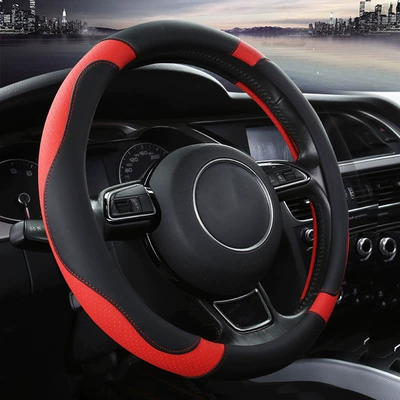Car decoration supplies four seasons Steering wheel cover - passion-red-38cm