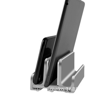 Laptop vertical stand storage tablet stand aluminum alloy multi-card position adjustable desktop storage rack