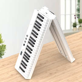 折叠钢琴88键充电手卷初学者便携式电子钢琴成人蓝牙MIDI键盘入门