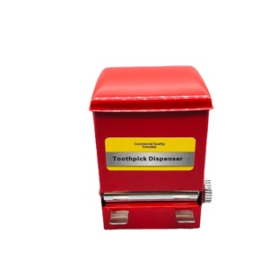 Stainless Steel Mechanical Twist Retro Creative Coke Vending Machine Toothpick Box 304 Stainless Steel Toothpick Holder