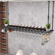 Multi-functional wine rack 150cm * 35cm black