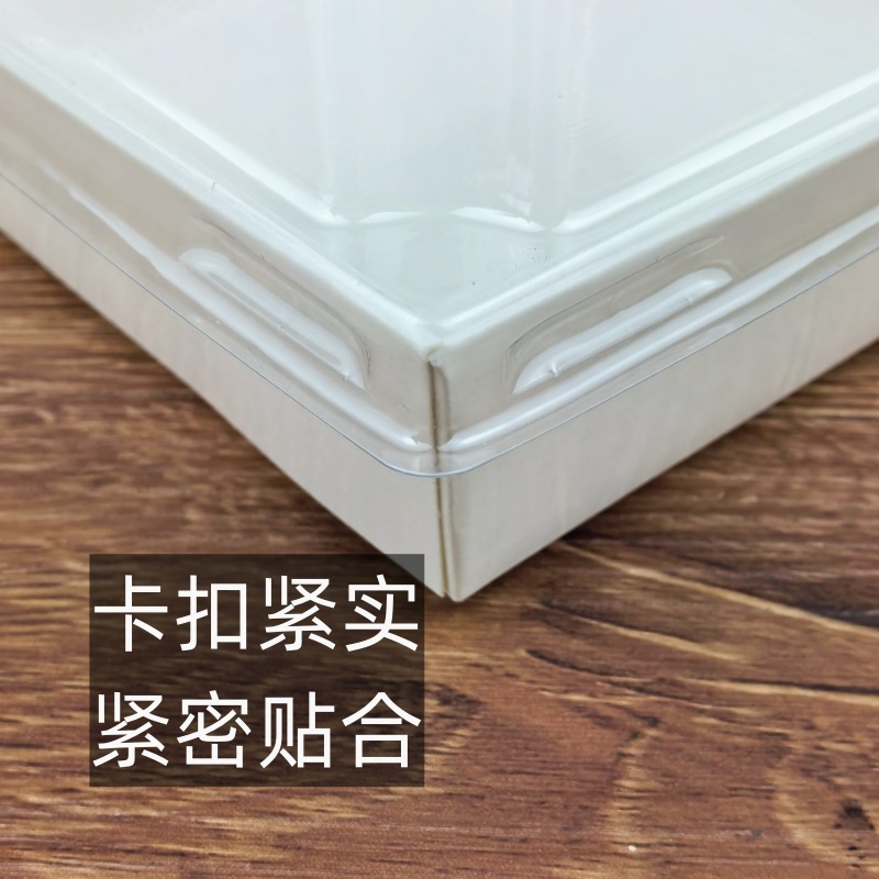 4 pulgadas cortar la caja de pastel de ladrillo de leche caja cuadrada de punto oeste caja de bocadillos con tapa alta de 8,5 cm caja de embalaje