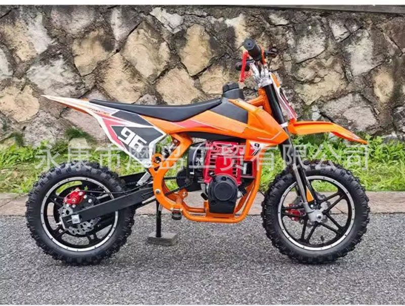 Four-Stroke Pure Gasoline 49Cc Kidsren's Small Off-Road Motorcycle Mini Mountain Fuel Xiaogaosai Exported to Southeast Asia