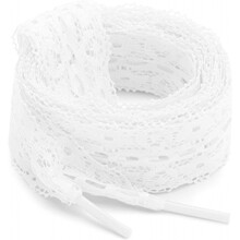 韩系蕾丝蝴蝶结花边鞋带个性帆布德训鞋皮鞋黑色白色弹性蕾丝鞋带