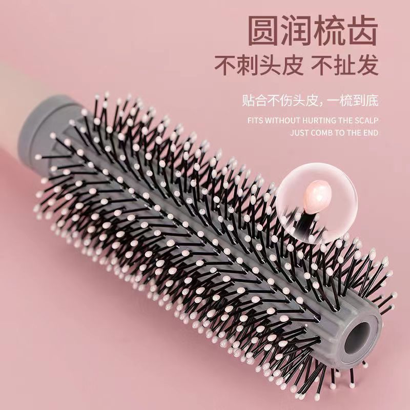 Peinado de cabello ondulado gran peinado de cabello ondulado plástico doméstico antiestático estudiante fabricante de peinado de cilindro