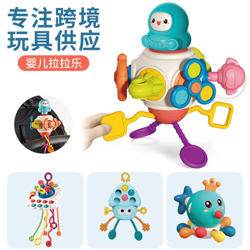 Cross-border baby pumping toy 0-18 months newborn baby pumping and grabbing toys, hot selling