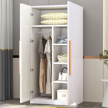 A*衣柜家用卧室出租房用实木代简约简易组装小型收纳衣柜经济型现
