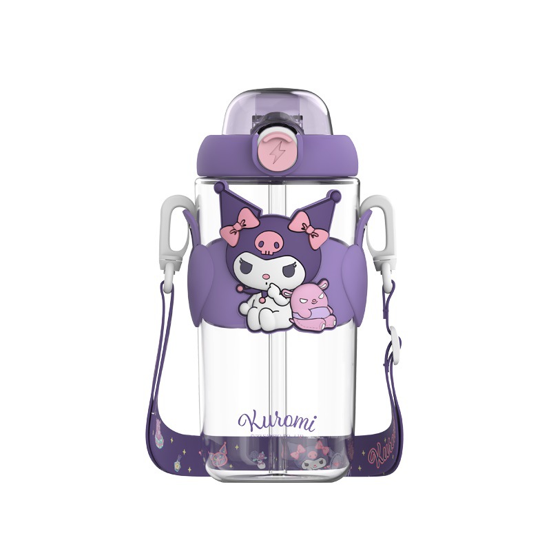 Aikesi colorido Sanrio coolo MIM color valor taza de agua niños taza de paja lindo hervidor de agua 2024 nuevo