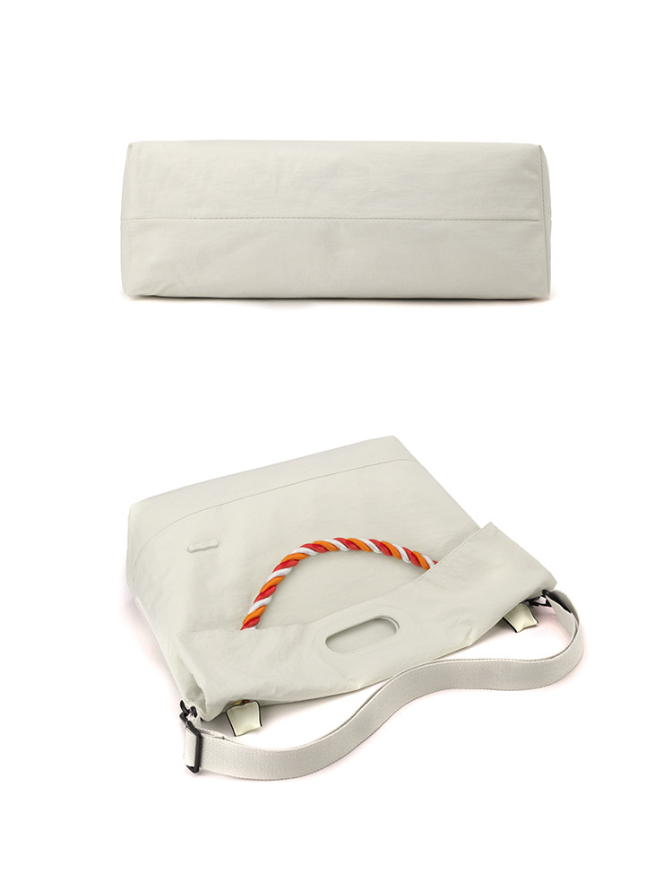 Colorful Fox's new niche women's thick-rope nylon fabric large-capacity commuter messenger single-shoulder bag undefined
