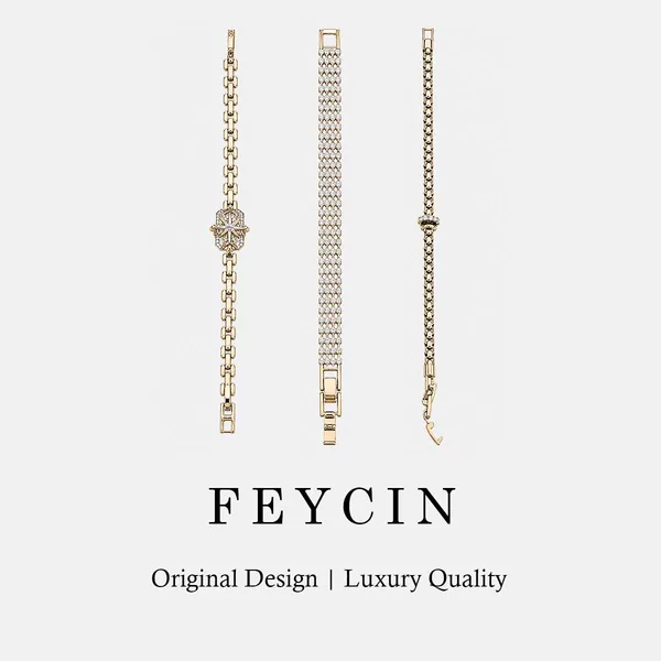 Fall/Winter Bestseller Light Coffee Gold Bracelet, Luxurious Multi-layer Zirconia Bracelet, Star-shaped Watch Chain, Luxurious and Sophisticated Hand Accessory