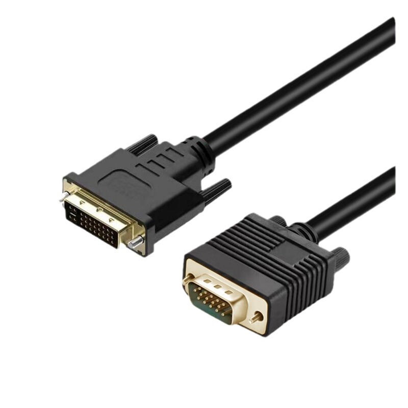 Cross-border dvi to vga cable 24+5 vga to dvi cable 1.5 m two-way mutual conversion HD video cable