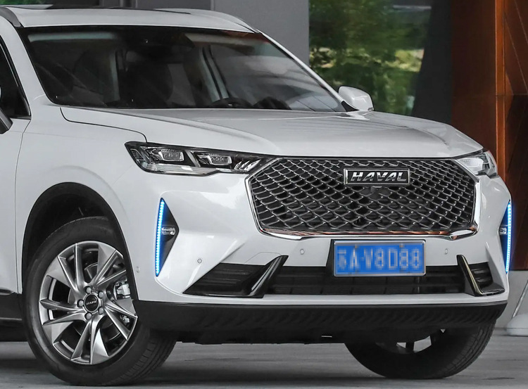 Suitable for 21-24 Haver 3rd Generation H6 Special Daytime Running Lamp Front Fog Lamp Frame Modification LED Daytime Running Decorative Lamp