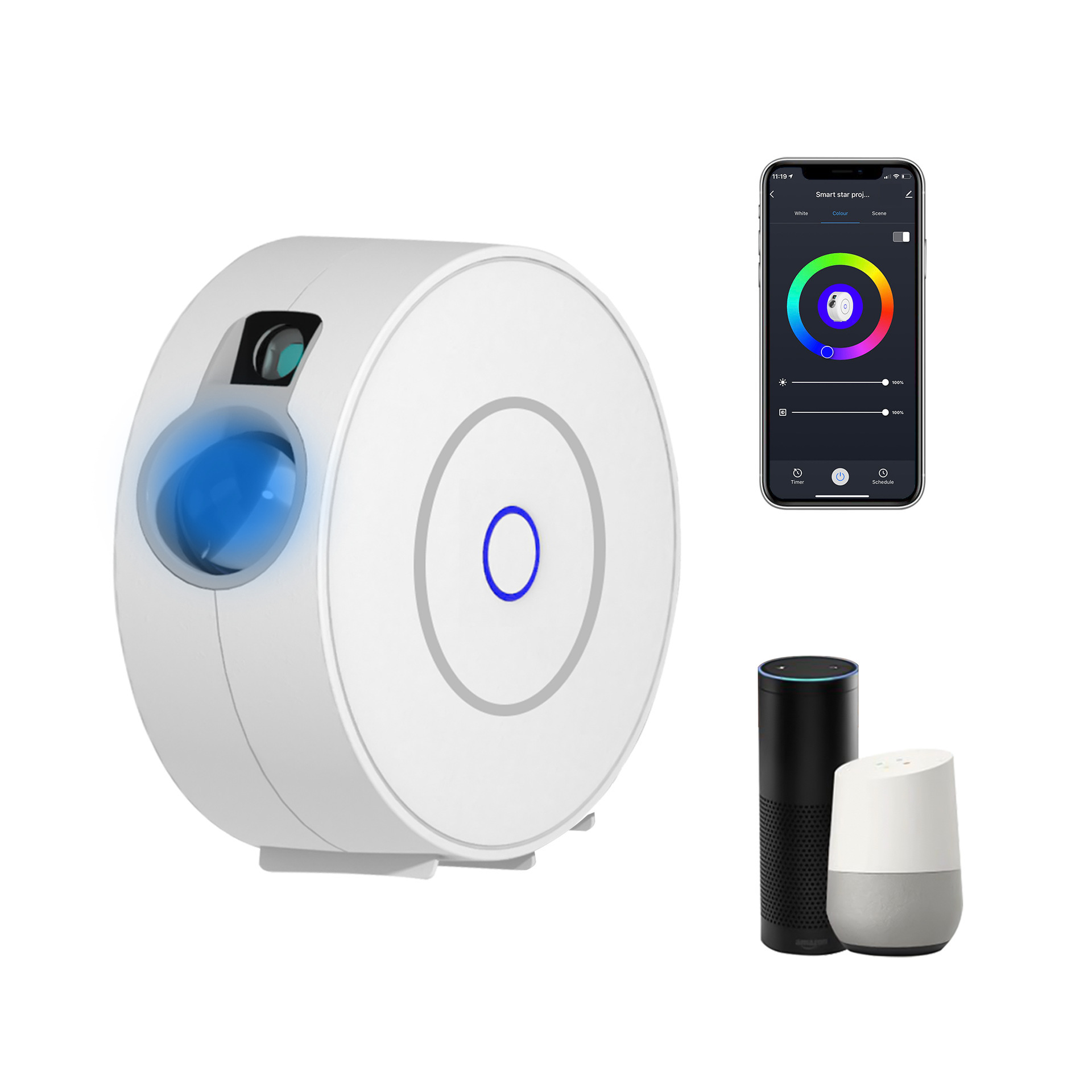 Luz estrellada lámpara de proyección de graffiti inteligente Cielo estrellado plug-in luz nocturna dormitorio atmósfera luz láser cielo estrellado lámpara de proyección