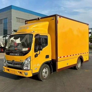福田奥铃LED广告宣传车制造厂单面展舞台车 多功能宣传舞台车