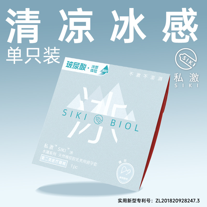 SIKI Condones personales condones para hombres toda la serie de hielo super lubricante productos sexuales adultos al por mayor