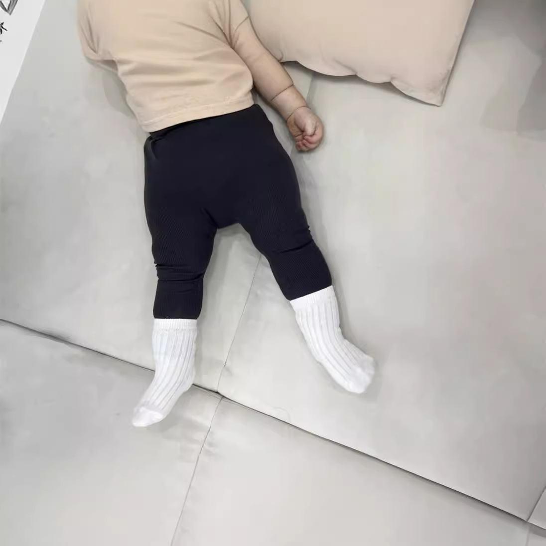 Leggings de bebé primavera estilo coreano ropa para niños bebé pit Big PP pantalones de primavera para niños pantalones a juego pantalones para niñas