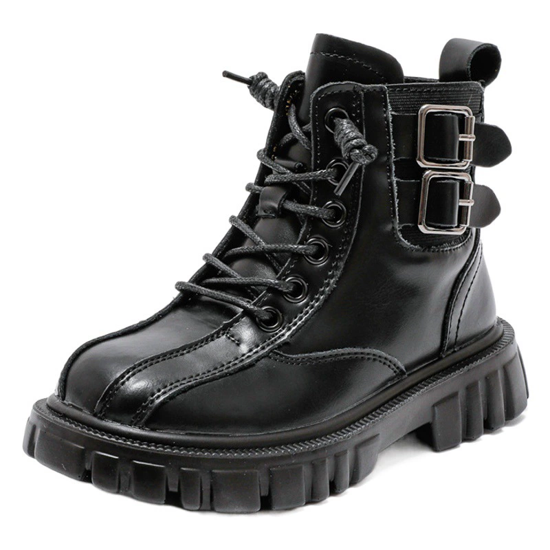 Сапоги для девочек, осень-зима 2024, новые детские хлопковые сапоги в корейском стиле на флисовой подкладке, нескользящие повседневные короткие сапоги на мягкой подошве для маленьких девочек