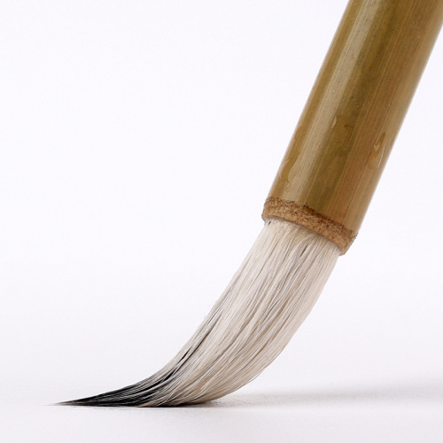 批发 大中小白云毛笔 培训班书法练习羊毫毛笔入门国画山水写意