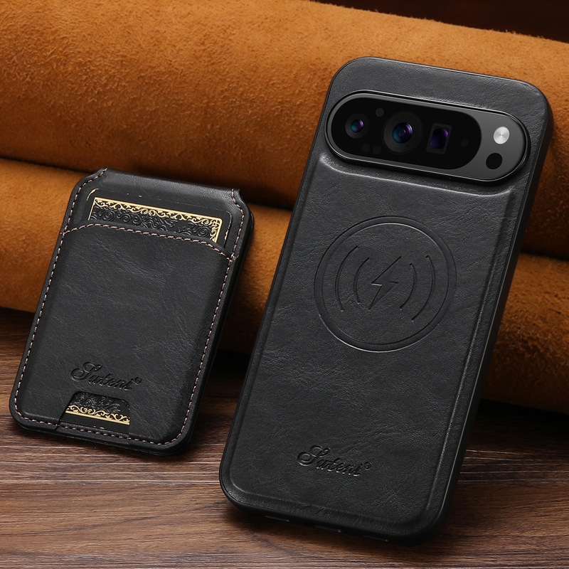 Suitable for Google 11Pro Mobile Phone Case, Magnetic 10-Card Holder, Magsafe Wireless Charging Stand, Apple 17 Leather Case Suitable for Google 11Pro Mobile Phone Case, Magnetic 10-Card Holder, Magsafe Wireless Charging Stand, Apple 17 Leather Case