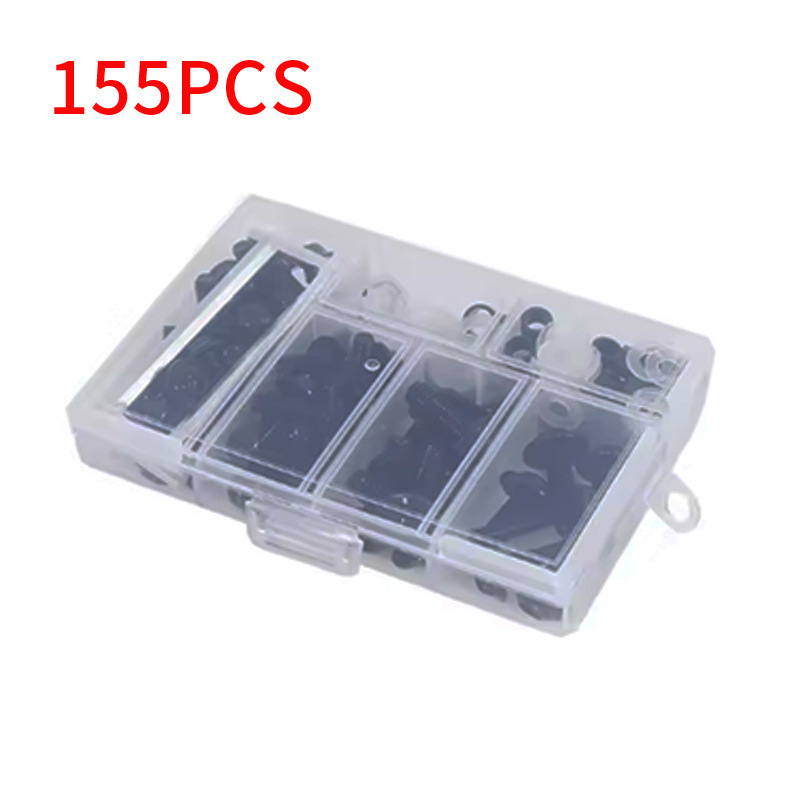 Juego de Tornillos para Carenado de Motocicleta 155pcs 177pcs 195pcs de Aluminio