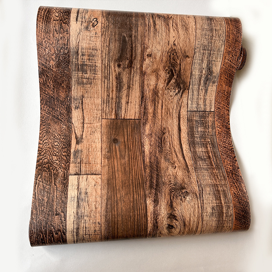 44cm*2000cm Retro Wood Panel Wallpaper – Self Adhesive Rustic Wall Paper For Cozy Farmhouse Interior Design_maomaolike.com