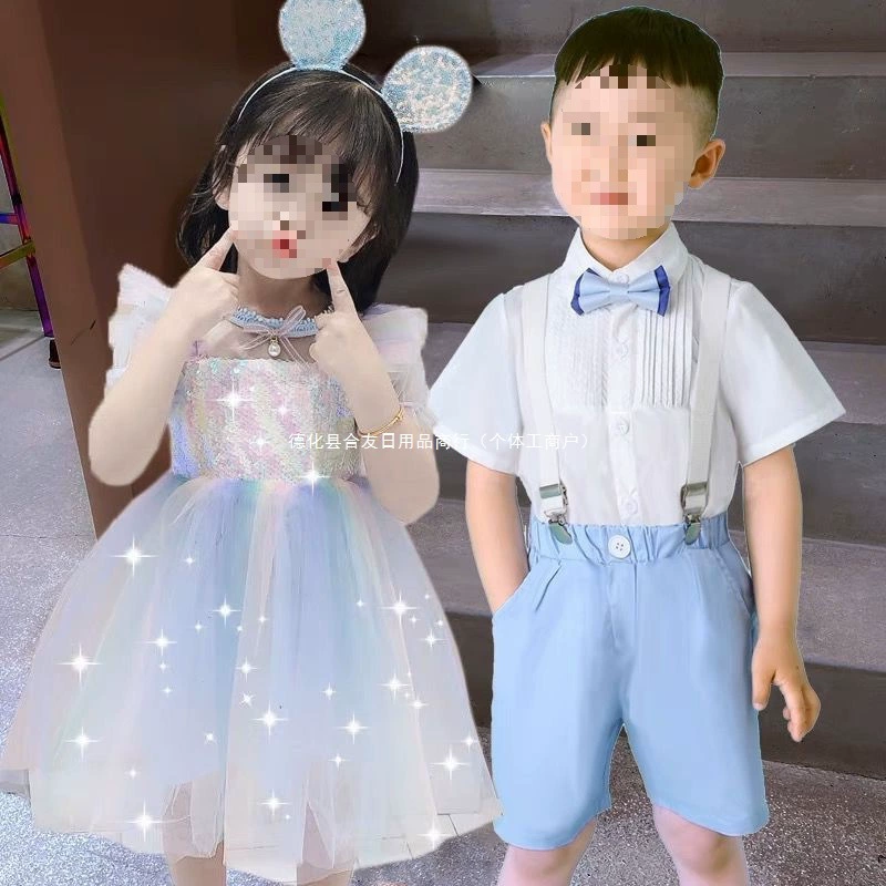 Детские танцевальные костюмы, юбка-пачка, юбка принцессы, милое платье для девочек в детском саду, платье ведущего хора